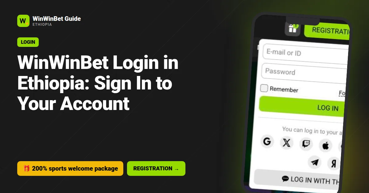 WinWinBet Login in Ethiopia: Sign In to Your Account